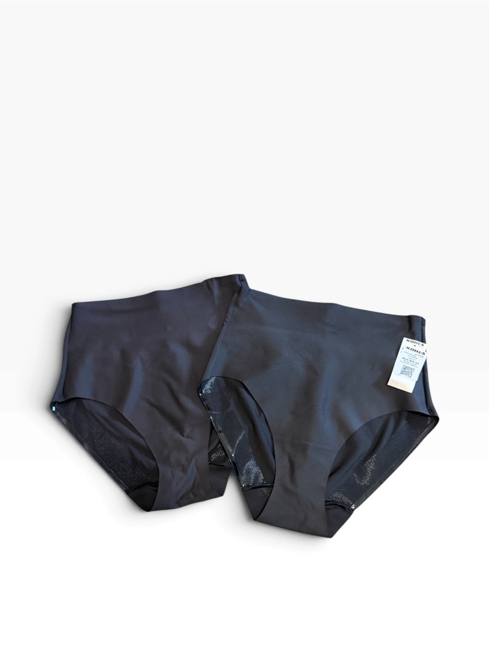 Naomi & Nicole Control Briefs Size M Black Light Control Shapewear 2 Pair NWT